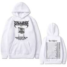 Streetwear Hoodie Print Graphic Sweatshirt-Famous Rock Band Falling In Reverse World Tour 2025 Hoodie Men Women Casual Oversized Sweatshirt Male Gothic Vintage StreetwearBack To School Hoodie Teen, A Great Gift For Your Boyfriend(Note: This Is Not A Real-Time Program List!) - 紅色 - 查看 6