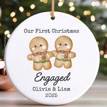 1 pieza Adorno personalizado de Primera Navidad, regalo de Navidad, regalo de Acción de Gracias, decoración del hogar