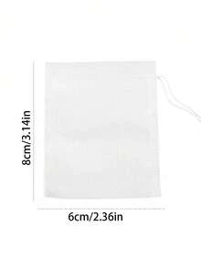 100/200PCS Non Woven Drawstring Tea Bag Disposable Tea Bag Vanilla Bag Soup Bag Used For Brewing, Cooking Kitchen Tools Back To School