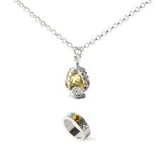 魔法少女动漫项链和戒指套装，限量版收藏品，包含 Madoka、Homura、Sayaka、Kyoko、Hitomi - 动漫/漫画人物纪念品，非常适合万圣节、圣诞节、感恩节、生日礼物 - 彩色 - 查看 9