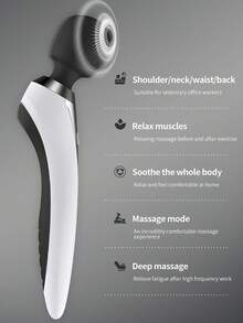 New Handheld Massage Stick, Small Electric Massage Hammer Kneading Vibration Massager, Rechargeable Multi-Function Massage Device, Portable Massage Hammer Mini Massage Hammer For Full Body Muscle Relaxation, Neck, Back, Shoulder, Waist