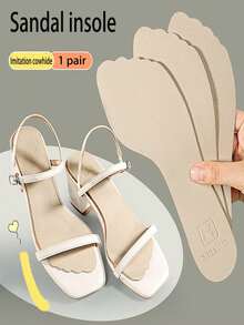 1双女士高跟鞋鞋垫，防滑鞋垫，适用于高跟鞋、平底鞋、凉鞋，轻薄透气缓冲鞋垫，带自粘胶 - 七分鞋墊 - 查看 2