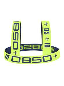 Fashion Men Sexy Shoulder Straps Chest Bondage Elastic Band Harness Muscle Halter Belt Men Bodysuite Clubwear Club Party Costume And Men's Bikini - 綠色 - 查看 9