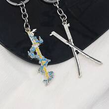 1件 2025新款 悲鸣屿行冥，灶门炭治郎日轮刀武器收藏品，生日/复活节/节日礼物，爱好爱好者，玩具 - 彩色 - 查看 4