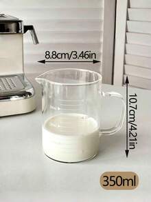 1 pieza Cafetera de goteo con escala de medición, cafetera de vidrio resistente al calor