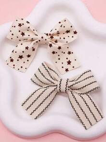 4/8pcs Pet Bow Hair Clips Set, Dog Hair Accessories, Cat Hair Clips, Cute Bow French Bulldog Cat Hair Decor, Holiday Decoration (Random Colors)