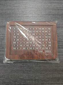 Salvadanaio in legno, Barattolo di risparmio in legno, Salvadanaio in legno con obiettivo di conteggio delle monete, Salvadanaio in legno adatto per ragazzi e ragazze, forniture scolastiche, Ritorno a scuola