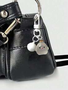 1pc Glow-In-The-Dark Keychain - Cute Chick With, Durable Resin, Cute Birthday Or Valentine's Gift For, Women, Backpack, Purse, Car Keys Charm - Durable Everyday & Party Accessory, Cute Keychain Accessories, Bag Decoration, Playful Design,