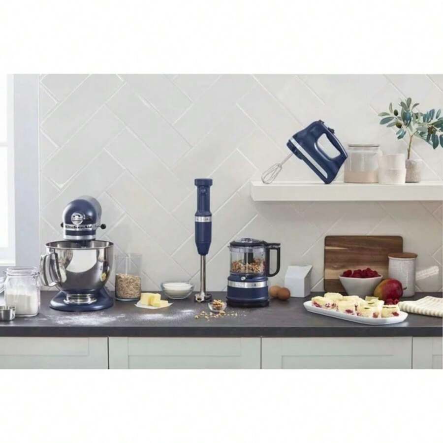 Baking Expert! KitchenAid Mixer | 5-Speed Control | Stainless Steel Turbo Beater For Easy Dough Kneading And Whipping | Kneading And Whipping In One Go! | Stainless Steel Non-Central Beater For More Uniform Mixing And Less Splashing