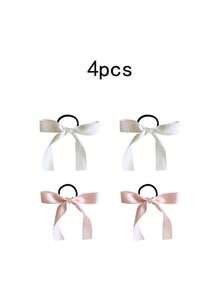 8/16pcs/Set Multifunctional Ribbon Hair Ties, Elegant Bowknot Hair Ties, Stylish Korean Ponytail Hair Accessories, Charming Princess Style Casual Hair Decor, Suitable For Women & Girls Daily Use, Gift & Photography Props ,Ponytail Holders ,Hair Elastics ,Hair Rubber Bands ,Scrunchies ,Hair Rope ,Gifts