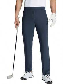 Men's Golf Pants Stretch Relaxed Fit 30" Sweatpants With Zipper Pockets Work Casual Athletic-2025 - B-xanh đậm - Xem 8