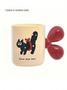 1 pezzo Porta spazzolino da denti in stile cartone animato carino, tazza per coppia per uso in bagno, portaspazzolino