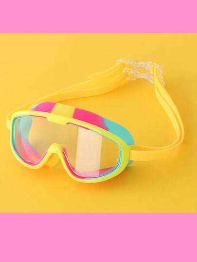6-14岁儿童游泳镜，宽视野游泳镜，防漏防雾防紫外线青少年游泳镜