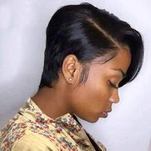 Short Human Hair Wigs Pixie Cut Straight Remy 13x4x1 Transparent Straight Bob Human Hair Wigs For Women - SNatural - View 8