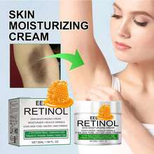 1pc Underarm Whitening Cream, Retinol Body Lotion, Moisturizing Hand Cream, Skin Care, Contains Propolis, Brightens Skin Tone, Fades Dullness And Blemishes, Uniforms Skin Tone, Repairs After Sun Exposure, Suitable For Underarms/Thighs/Wrists/Neck, Party Girl Gifts, Festival Gifts, Suitable For Any Skin Type, Suitable For Both Men And Women - White - View 2