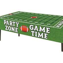 ¡RecomendadoAnapoliZ - Mantel de fútbol de plástico, paquete de 3 piezas (54 pulgadas de ancho x 72 pulgadas de largo) |   Mantel rectangular para el día de juego |   Mantel de touchdown para fiesta de fútbol | ¡Top de Temporada - 1 - Ver 7