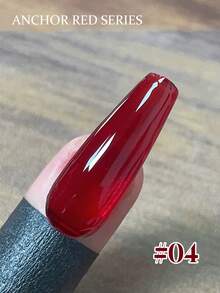 Miss Leia 1-9 15ml Autumn And Winter Nail Jelly Ankora Oxblood Red Glaze Gel Nail Polish Whitening Versatile Plasma Red Wine Red Ruby Red Nail Polish Popular Color Gel Varnish Beginner Nail Art UV LED Curing Can Soak Off Semi-Permanent Suitable For Beauty Salon Nail Salon Kit DIY Christmas Halloween Holiday Women's Gift Nail Art Suitable For All Seasons - 紅色 - 查看 19