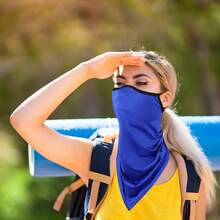 Scott Edward - Polainas de cuello con diseño de camuflaje sólido de 4 piezas para ciclismo y deportes al aire libre - Color sólido - Ver 2