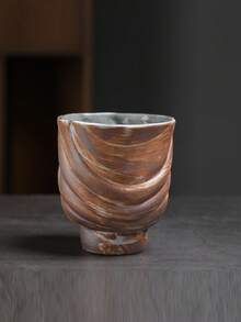 1pc 260ml Household Water Cup, Breakfast Cup, Milk Cup, Oatmeal Cup, Latte Art Cup, Creative Crackle Glaze Cup, Retro Ceramic Mug, Crackle Glaze Mug, Coffee Cup, Couple Cup, Hanging Ear Coffee Cup, Latte Art Cup - Multicolor - View 11