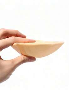 2 Pcs Of Double Sided Self-Adhesive Bra Pads, Chest Pads Adhesive Pads, Reusable Padding Pads, Bra Bikini Invisible Thickened Chest Pads Waterproof For Swimming - 杏色 - 查看 3