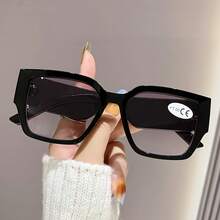 2025 New Fashion Reading Glasses Anti-Blue Light Modeling Reading Presbyopic Glasses - Khung màu hồng trong suốt - Xem 3