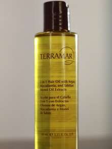 Aceite para el Cabello 3 en 1 de 98 ml con Extractos Oleosos de Argán, Macadamia y Monoi de Tahití – Tratamiento Nutritivo, Reparador y Protector que Hidrata, Suaviza y Aporta Brillo al Cabello, Controla el Frizz, Facilita el Desenredado, Protege las Puntas y Revitaliza el Cabello Seco o Dañado, Deja una Melena Sedosa, Saludable y Fácil de Peinar, Ideal para Uso Diario o Como Tratamiento Intensivo - Amarillo - Ver 5