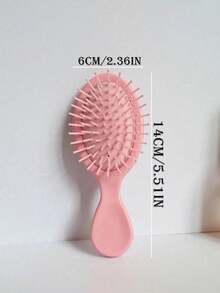 Macaron Mini Cute Brush Portable Travel Wet And Dry Dual-Use Air Cushion Toothbrush Daily Travel Outing Use, Air Cushion Comb, Hair Accessories For Women, Girls