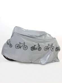 1 Stück Grundlegende/Leichte tragbare Staubabdeckung für Elektrofahrrad/Motorrad, wasserdichte Outdoor-Sonnenschutzabdeckung für Fahrrad/Roller, geeignet für alle Jahreszeiten