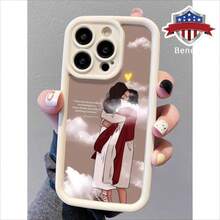 Jesus Love People Christ Bible Verse Pattern Case For IPhone 17 16 15 14 Pro Max 13 12 11 XR XS Air Plus E Shockproof Drop Protection Rugged Durable Silicone Cover,Suitable For IPhone 17 Air - trắng - Xem 7