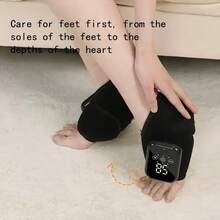 3-Mode 3-Heat Level Foot & Ankle Massager, USB Rechargeable, Triple Foot Massage, Portable & Wireless, 2000mAh Battery Capacity - Multicolor - View 8
