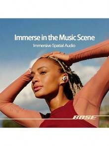 Bose Great Shark 4th Generation QC Noise Cancelling Earbuds, True Wireless Bluetooth Headphones, Intelligent In-Ear Sound Field Calibration Technology, Waterproof And Sweatproof, Suitable For Sports, High-Performance Audio Experience, Plum Purple