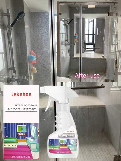 Glass And Tile Cleaner Bottle 120ml - A Powerful Cleaning Spray For Home Windows, Bathroom Mirrors, And Windshields That Removes Dirt, Dust, And Grease. Glass And Tile Cleaning Liquid, Bathroom Cleaner, Stain Remover.