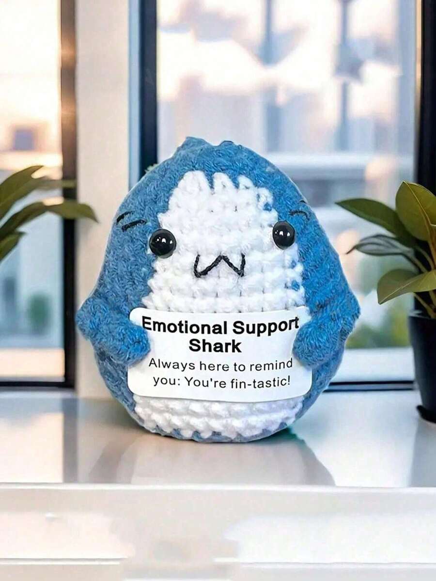 1 Adorable Shark Crochet Toy - 30-Minute DIY Project, Perfect Birthday Gift For Shark Lovers - Ideal For Birthdays, Holidays, Christmas, Valentine's Day Gifts Great White Shark, Shark Gifts, Shark, Adorable Crochet Toy