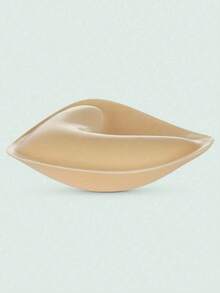 2 Pcs Of Double Sided Self-Adhesive Bra Pads, Chest Pads Adhesive Pads, Reusable Padding Pads, Bra Bikini Invisible Thickened Chest Pads Waterproof For Swimming - 杏色 - 查看 4