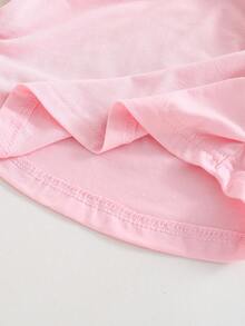 4pcs/Set Young Girl Cute Butterfly Print Long Sleeve Top, Casual For Autumn/Winter - Multicolor - View 7