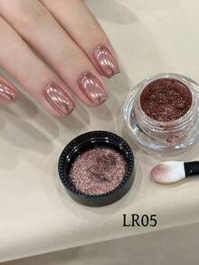 1 Piece Of Aurora Powder Moonlight Powder Mirror Flour Magic Mirror Powder Neon Powder Easy To Color Nail Decoration