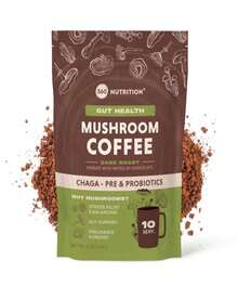 360 Nutrition Instant Mushroom Coffee With Chaga Superfood Mushroom And Prebiotics, Probiotics For Gut Health, And Focus Support | Dark Roast, No Added Sugar 5 Oz (Gut Blend) - Flavor NameC - 查看 1