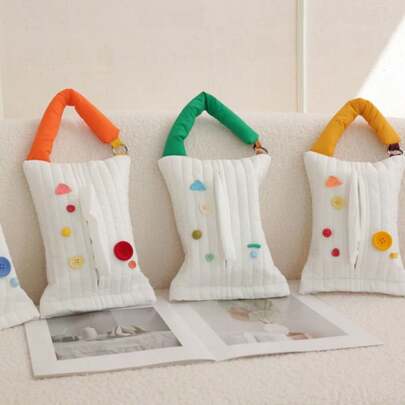 Hộp đựng khăn giấy ô tô với thiết kế trang trí nhà cửa dễ thương, sáng tạo cho phòng ngủ và đầu giường, hộp đựng khăn giấy và khay đựng giấy cảm ứng trang nhã cho phòng khách và nhà bếp, kiểu dáng hoạt hình mềm mại, phụ kiện bàn làm việc thiết thực, món quà lý tưởng cho những ngôi nhà ấm cúng và nội thất hiện đại.