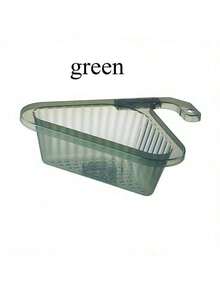 Cesta de drenaje triangular para fregadero, cesta de drenaje de cocina, atrapador de residuos de comida de fregadero de cocina autolimpiante que cuelga del grifo, atrapador de basura de fregadero para restos de comida