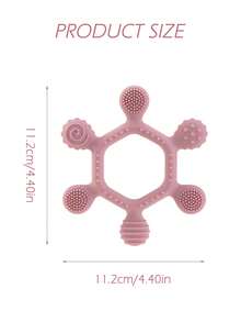 PopLittleOne 1 món đồ chơi gặm nướu bằng silicone cho bé màu trơn họa tiết dễ thương phụ kiện mềm cho trẻ sơ sinh rèn luyện xúc giác đồ dùng cho bé - Nhiều màu - Xem 10