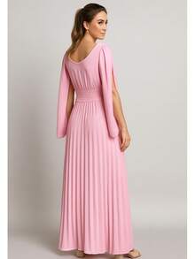 Women Dresses - Baby Pink - View 2