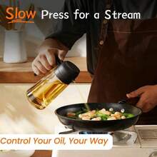 1 Chai xịt dầu 16,5oz cho nhà bếp - Bình xịt dầu ô liu và bình xịt dầu 2 trong 1 - Chai dầu ô liu 470ml - Bình xịt dầu dùng để nấu ăn, nhà bếp nhà hàng, salad, tiệc nướng, màu sắc và kiểu dáng ngẫu nhiên. - Nhiều màu - Xem 4