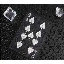 Black Gold Foil Poker Playing Cards, 54 Sheet Waterproof Deck, For Party And Game - 1件 - 查看 7
