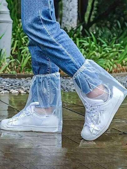 2/6/10pcs Waterproof & Non-Slip Shoe Covers For Rainy Days - Ideal For Rafting, Outdoor Activities & Keeping Shoes Dry Creative Christmas Gifts For Friends, Family And Colleagues,Spring Summer Picks,Brides Maid Gifts,Room,Bedroom Decor,Beach,Travel,For Men,For Women,Vacation