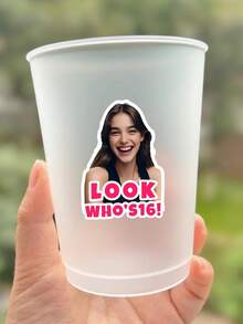 96 Customized Person/Pet Photo Stickers | Personalized Sticker Gifts | People, Dogs, Cats, Etc. | Personalized Facial Stickers | Die Cut Vinyl Waterproof | Free Shipping - White Sticker 1 - View 5