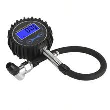 Medidor de Presin de Neumticos, Monitoreo de Presin de Llantas de 200PSI Pantalla Digital LCD 4 Unidades Calibrador de Llantas para Camiones Motocicletas Automviles - inicial - Ver 1