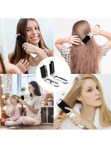 مشط محمول مضغوط قطعة واحدة، مع وسادة هوائية ومرآة يدوية للمكياج، مشط تصفيف الشعر قابل للطي مع مرآة للمكياج، مشط وسادة هوائية مثالي لاستخدام يومي والسفر، فرشاة شعر خاصة بالسيدات مع مرآة مدمجة، مشط، فرشاة شعر، قطعة واحدة مشط صغير محمول قابل للطي، مشط تدليك محمول بوسادة هوائية خاص بالسيدات مع مرآة للمكياج قابلة للإزالة ذو وظيفتين