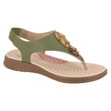 Modare Women's Orthopedic Sandal, Easy Fit, Comfort, Lightweight - Green - View 1