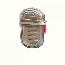 1pc Luxury Transparent Plastic Soap Dish With Drainage Tray, Portable Travel Soap Box, Non-Slip Design, Easy To Clean And Carry - Clear - View 5