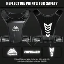 - Chaleco con soporte para telfono para correr para hombres y mujeres, correr, caminar, ejercicio y entrenamiento de gimnasio Paquete de pecho impermeable para todos los telfonos - inicial - Ver 5